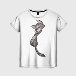 Женская футболка Милый котя