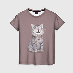 Женская футболка Котёнок ыыы