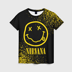 Женская футболка NIRVANA НИРВАНА