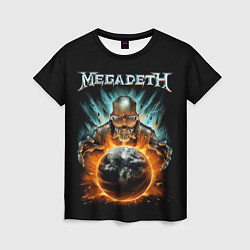 Женская футболка Megadeth