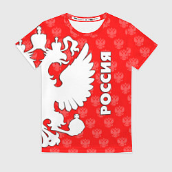 Женская футболка РОССИЯ