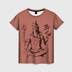 Женская футболка Бог Шива