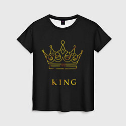 Женская футболка KING