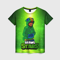 Женская футболка Brawl Stars Leon