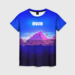 Женская футболка HUSH