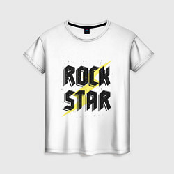 Женская футболка Rock star