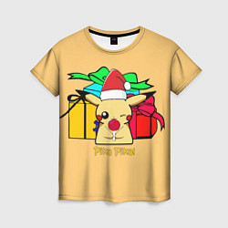 Женская футболка New Year Pikachu