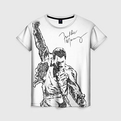 Женская футболка Freddie Mercury