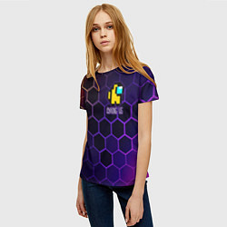 Футболка женская AMONG US АМОНГ АС, цвет: 3D-принт — фото 2