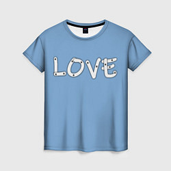 Женская футболка LOVE