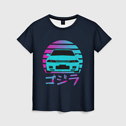 Женская футболка Skyline R32