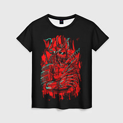 Женская футболка Death Samurai
