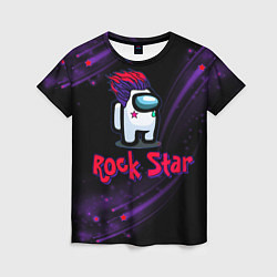 Женская футболка Among Us Rock Star