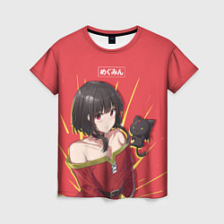 Женская футболка Megumin