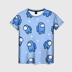Женская футболка Among Us - Синий цвет