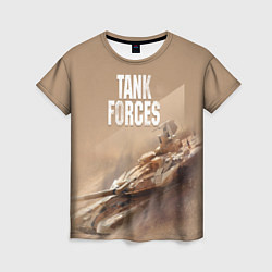 Женская футболка Tank Forces