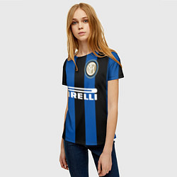 Футболка женская Икарди FC Inter, цвет: 3D-принт — фото 2