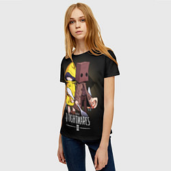 Футболка женская LITTLE NIGHTMARES 2, цвет: 3D-принт — фото 2