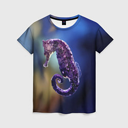 Женская футболка Морской конёк