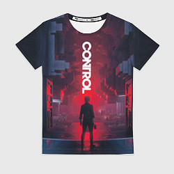 Футболка женская Control, цвет: 3D-принт