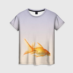 Футболка женская Золотая рыбка, цвет: 3D-принт