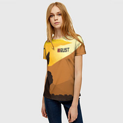 Футболка женская Rust, цвет: 3D-принт — фото 2
