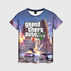 Женская футболка ЭКШЕН Grand Theft Auto V