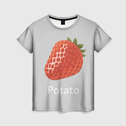 Женская футболка Strawberry potatoes