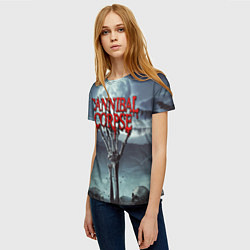Футболка женская CANNIBAL CORPSE, цвет: 3D-принт — фото 2
