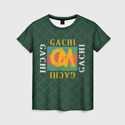 Футболка женская GACHI GUCCI, цвет: 3D-принт