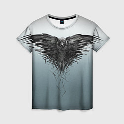 Женская футболка Crow
