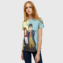 Футболка женская HoriMiya, цвет: 3D-принт — фото 2