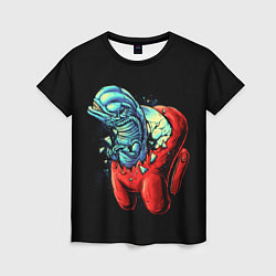 Женская футболка Among Us Aliens