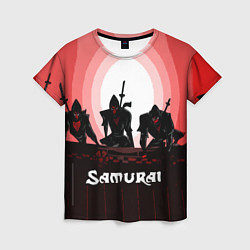 Женская футболка CYBERPUNK SAMURAI 2077