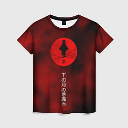 Женская футболка Клинок, рассекающий демонов Kimetsu no Yaiba