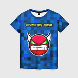 Женская футболка Geometry Dash