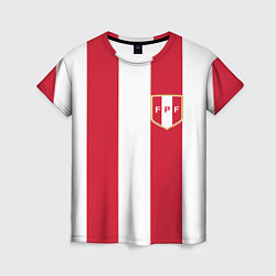 Женская футболка Сборная Перу