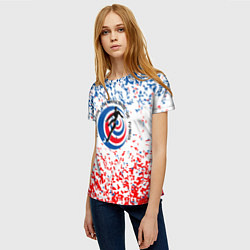 Футболка женская Сборная Коста-Рики, цвет: 3D-принт — фото 2