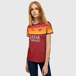 Футболка женская Мхитарян футболка Рома, цвет: 3D-принт — фото 2
