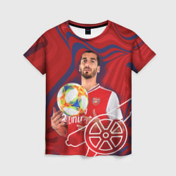 Футболка женская Henrikh Mkhitaryan Arsenal, цвет: 3D-принт