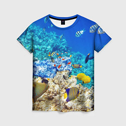 Женская футболка Морской мир