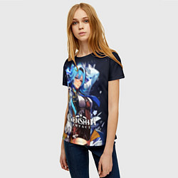 Футболка женская Eula Genshin Impact, цвет: 3D-принт — фото 2