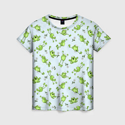 Женская футболка Веселые лягушки
