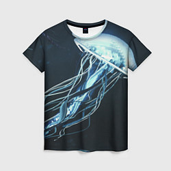 Женская футболка Рисунок медуза