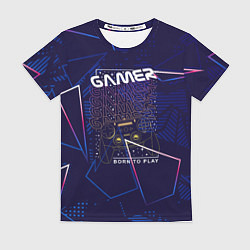 Футболка женская GAMER gamepad, цвет: 3D-принт