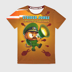 Футболка женская BTD6 Striker Jones, цвет: 3D-принт