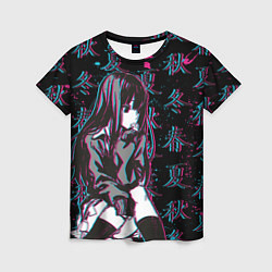 Женская футболка Sad Anime Girl