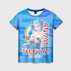 Женская футболка Anime vs Hentai