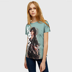 Футболка женская Дороро, цвет: 3D-принт — фото 2