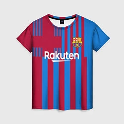 Футболка женская Форма Барселоны 20212022, цвет: 3D-принт